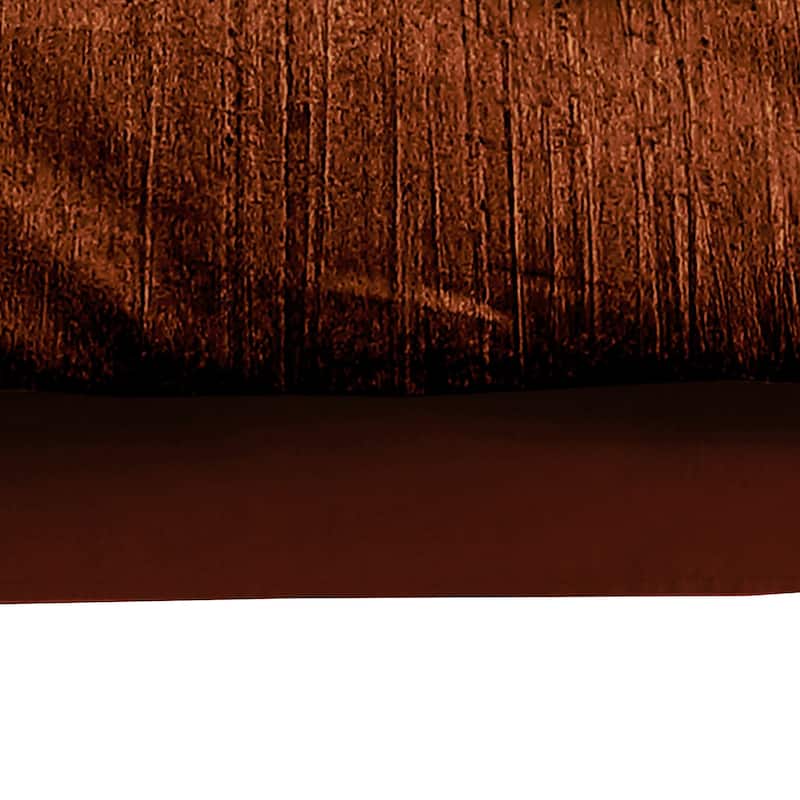 Jay 7 Piece King Comforter Set, Copper Polyester Velvet Deluxe Texture