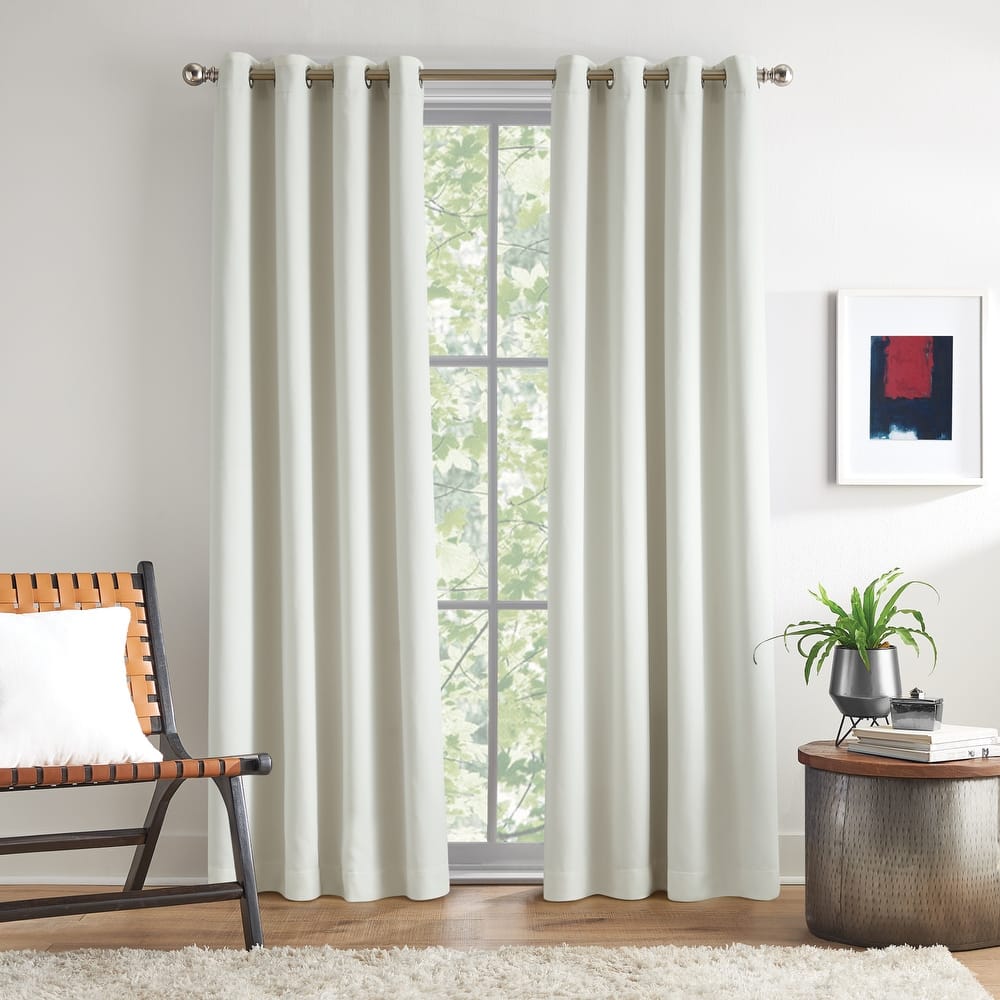 Tommy Hilfiger Kingston Grommet Curtain Panel Pair