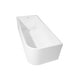 preview thumbnail 18 of 22, CB 59''/67'' Freestanding Glossy White Stand Alone Soaking Acrylic Tubs, Corner with Overflow & Pop-up Right/Left Drain
