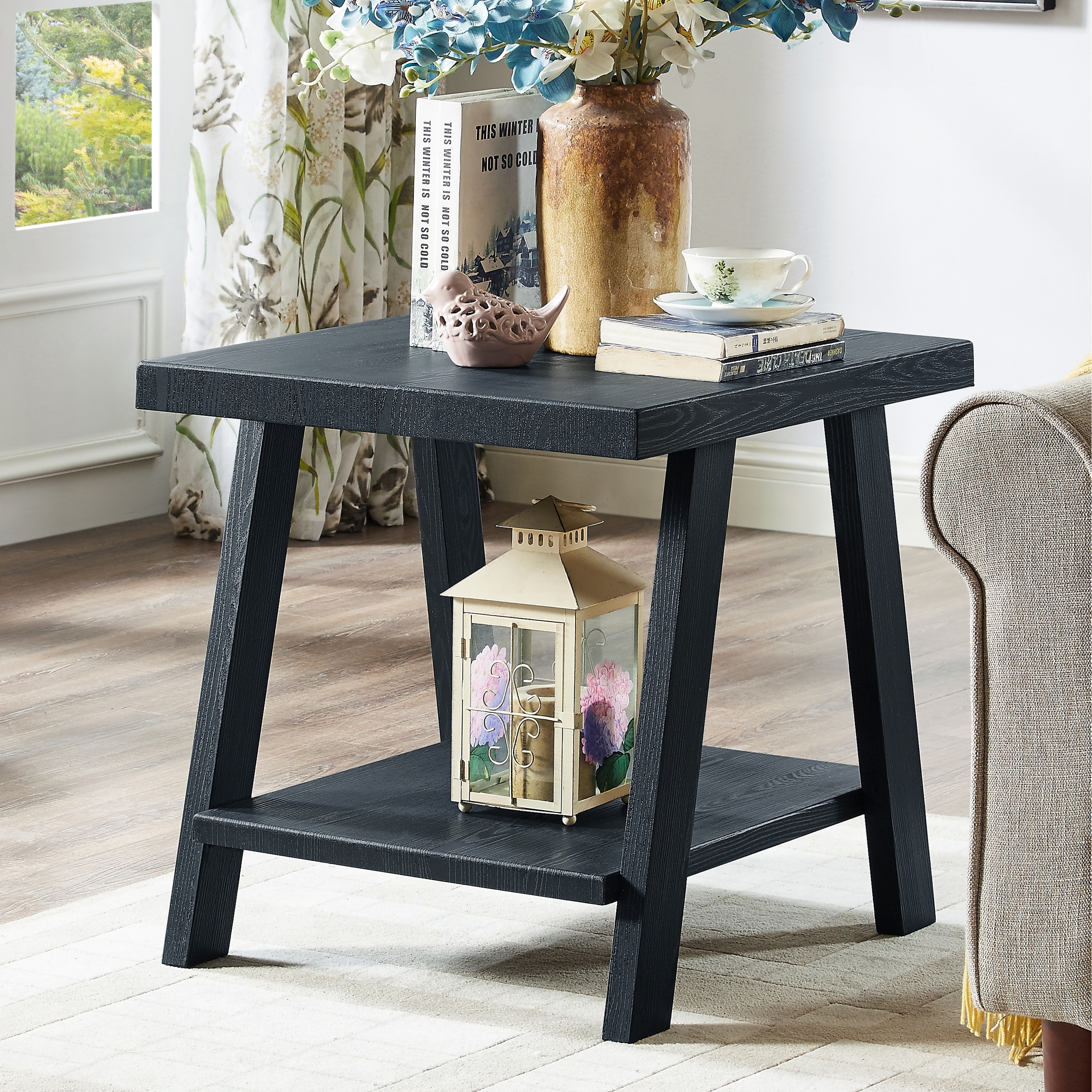 The gray barn end 2025 table with storage