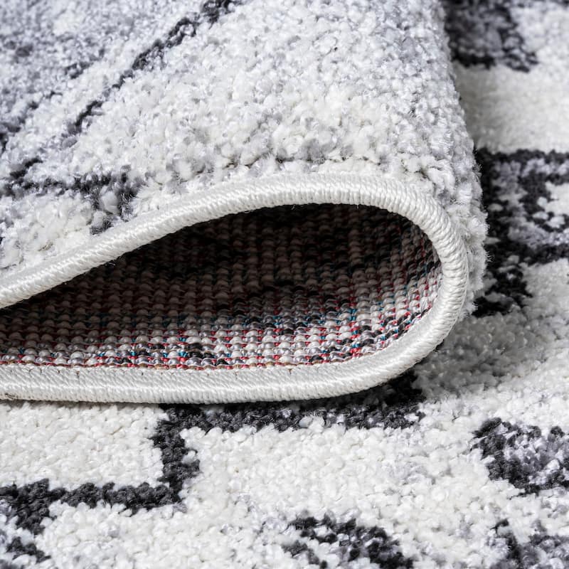 JONATHAN Y Iften Moroccan Geometric Distressed Area Rug