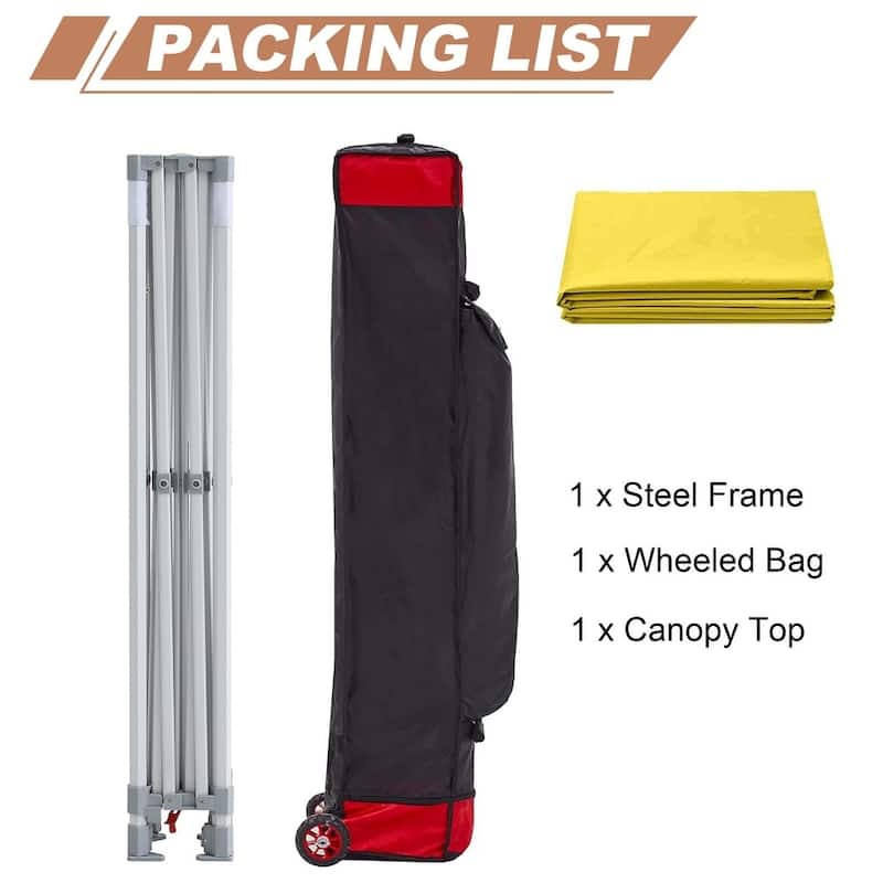 Tradesparker 10'x15' Pop Up Canopy Tent Commercial Instant Canopies - 10x15ft