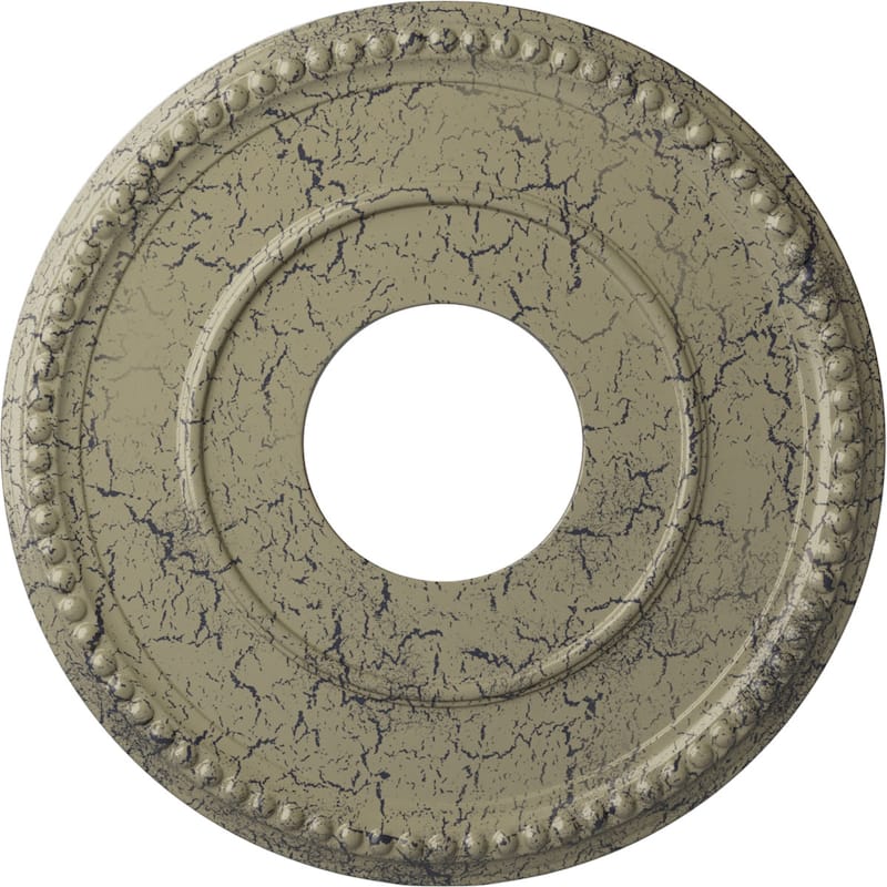 12 1/2"OD x 3 7/8"ID x 3/4"P Bradford Ceiling Medallion