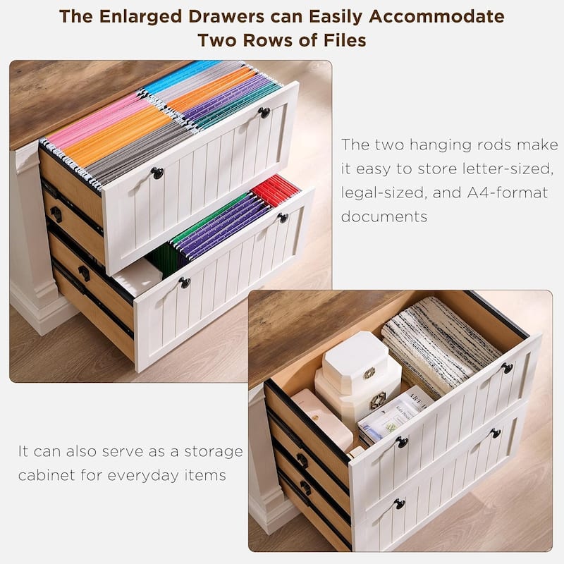 Rustic Wood File Cabinet , Filing Cabinet for Home Office, Living Room