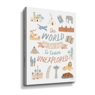 Around The World V Gallery Wrapped Canvas - Bed Bath & Beyond - 34540698