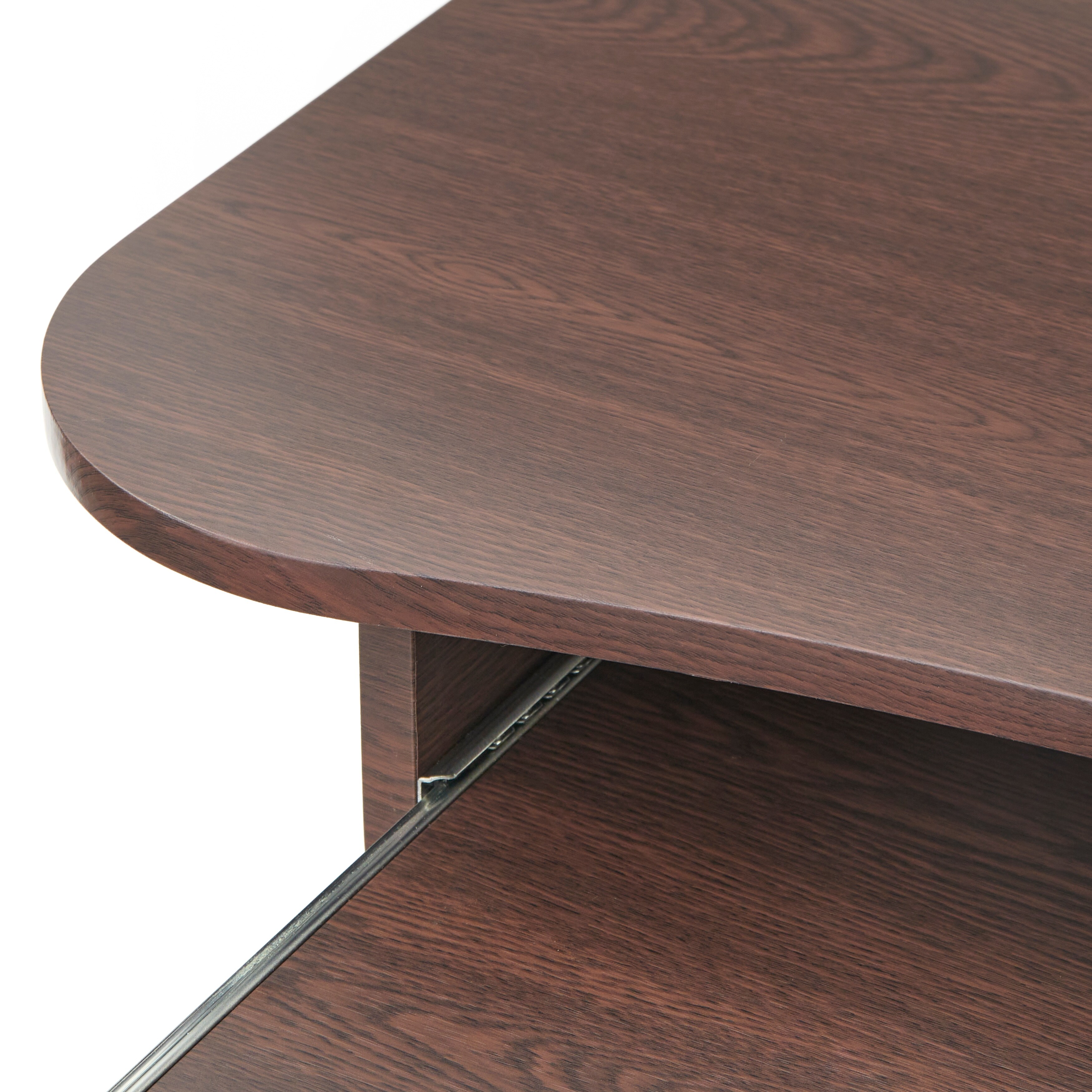 Simple living actuate espresso store mobile computer desk