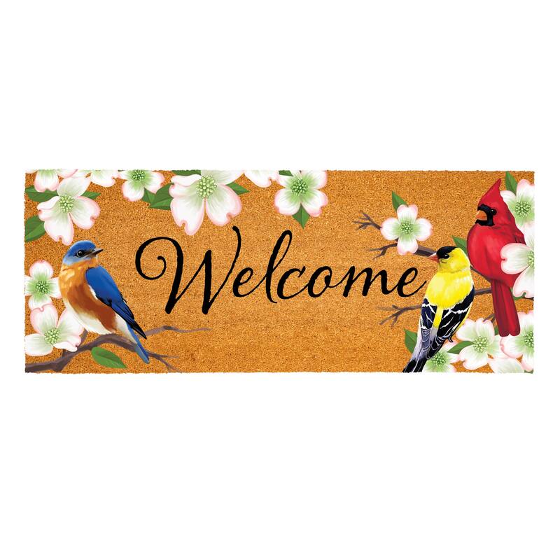 Bird Bunch Coir Door Mat