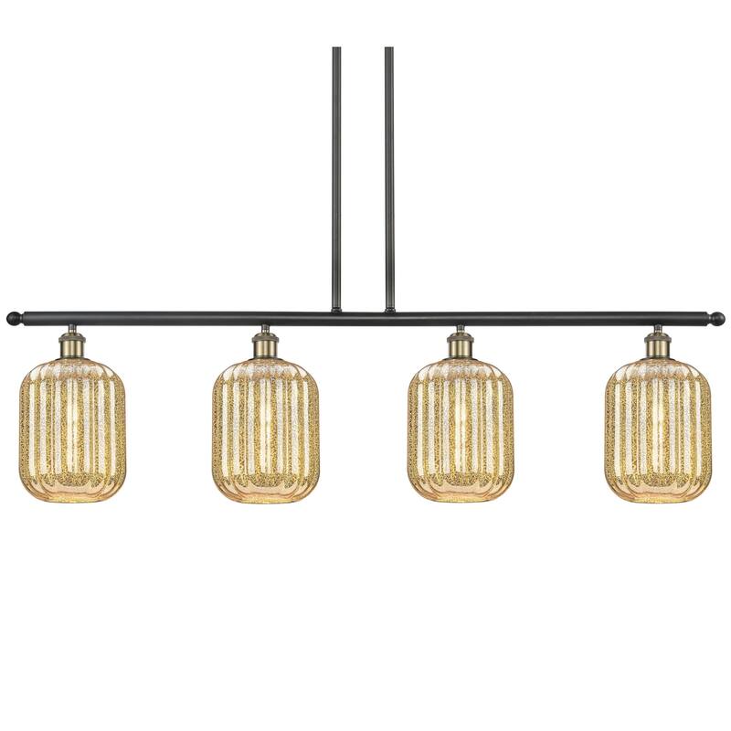 Innovations Lighting 516-4I-13-48 Preston Linear Preston 4 Light 48" - Black Antique Brass / Mercury