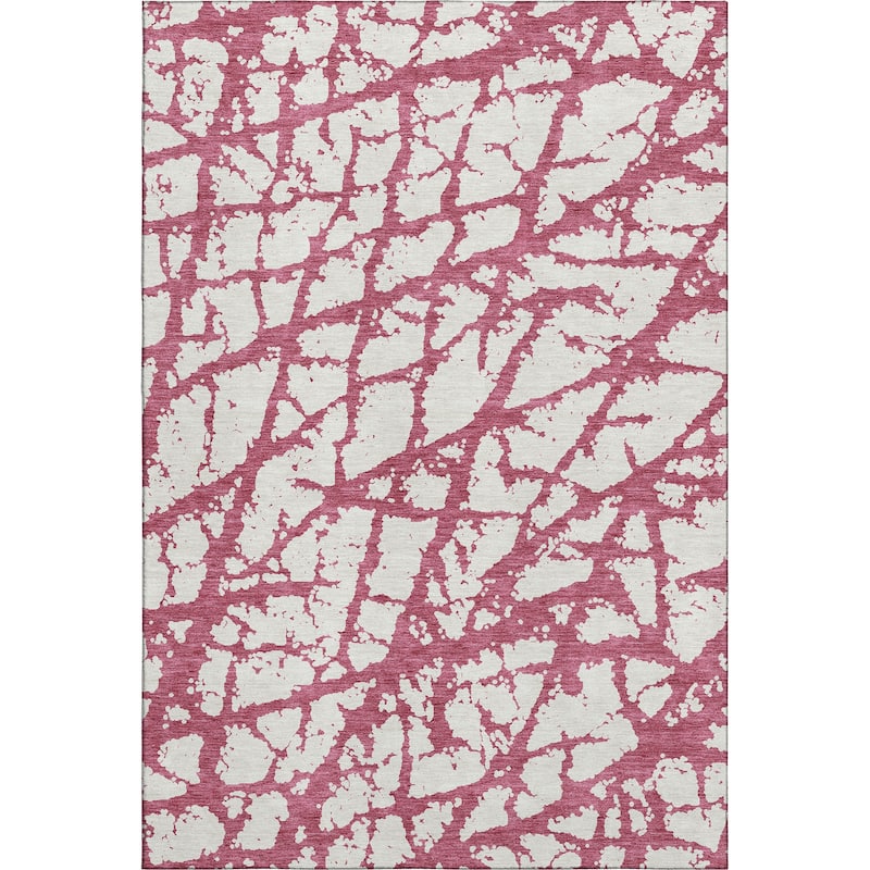 Premium Washable Super Soft Modern Crackle Mayfield Rug