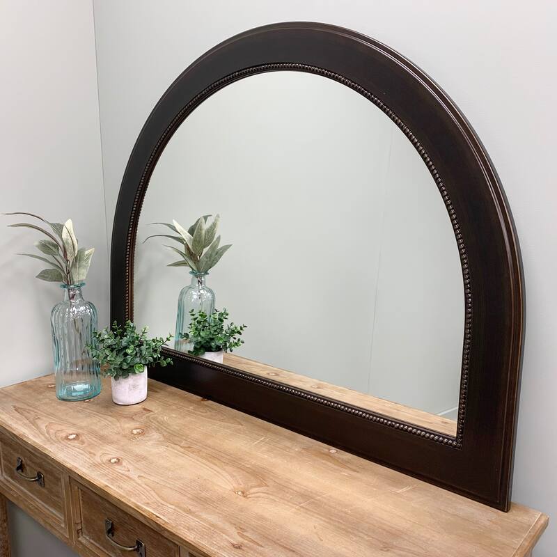 Yates Framed Mantel Mirror - Crescent Cathedral - 42.4x31.4