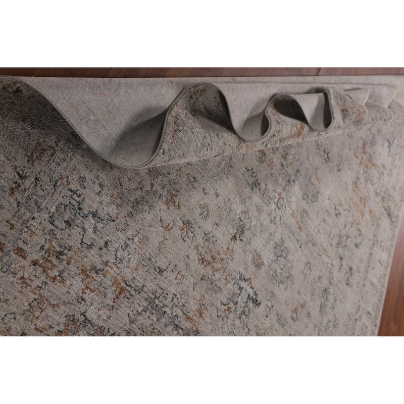 Ziegler Turkish Area Rug Machine Made Traditional Polyester Carpet - 7'10" x 10'2"