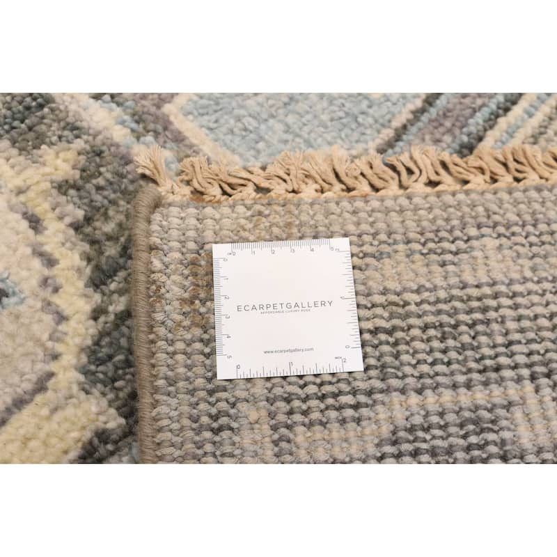 ECARPETGALLERY Hand-knotted Jules Serapi Grey Wool Rug - 8'0 x 9'10