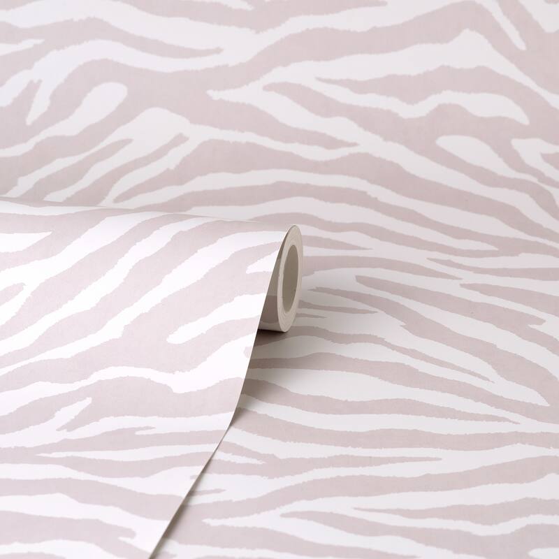 Fine Decor Shoshana Pink Modern Zebra Wallpaper