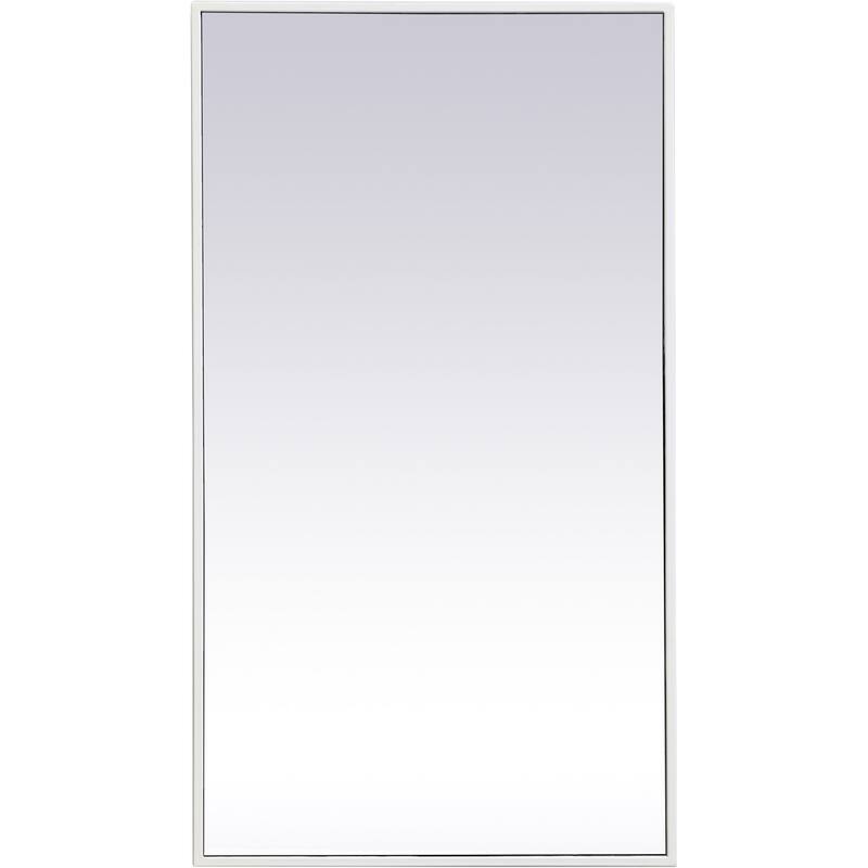 Elegant Lighting Eternity 36" x 20" Rectangular Beveled Metal Framed