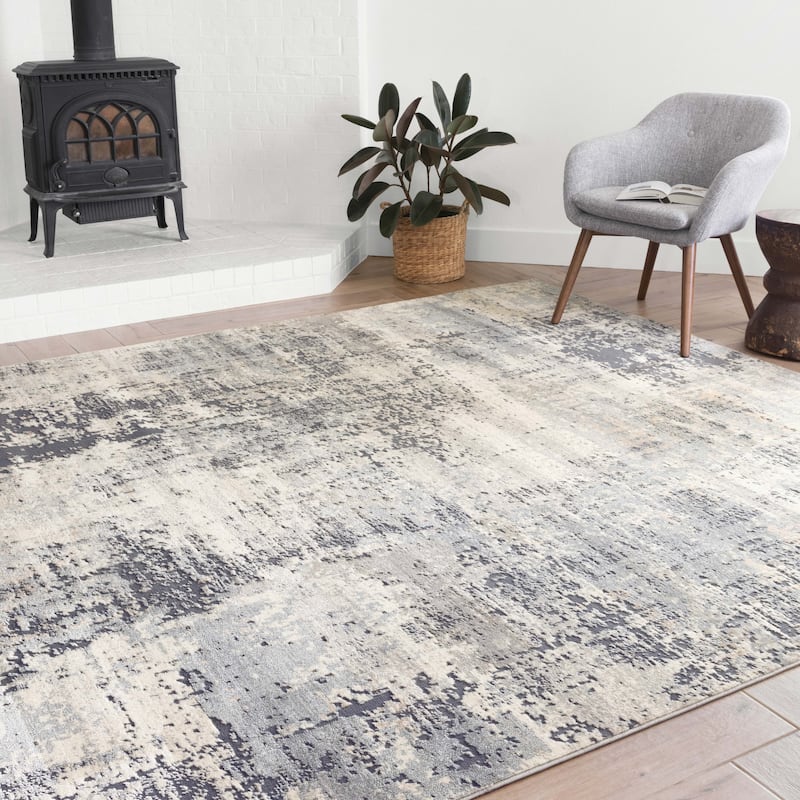 Alexander Home Heather Modern Granite & Marble Area Rug