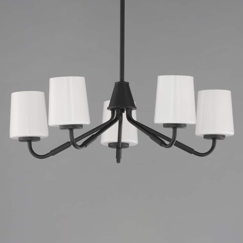 Maxim 12696WT Durham 5 Light 26" Wide Chandelier