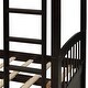 preview thumbnail 29 of 35, Twin Bunk Bed with Trundle, Ladder, Safety Rail and 3 Drawers