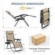 preview thumbnail 63 of 61, Homall Patio Zero Gravity Chair Lawn Lounge Chair with Pillow Set of 2