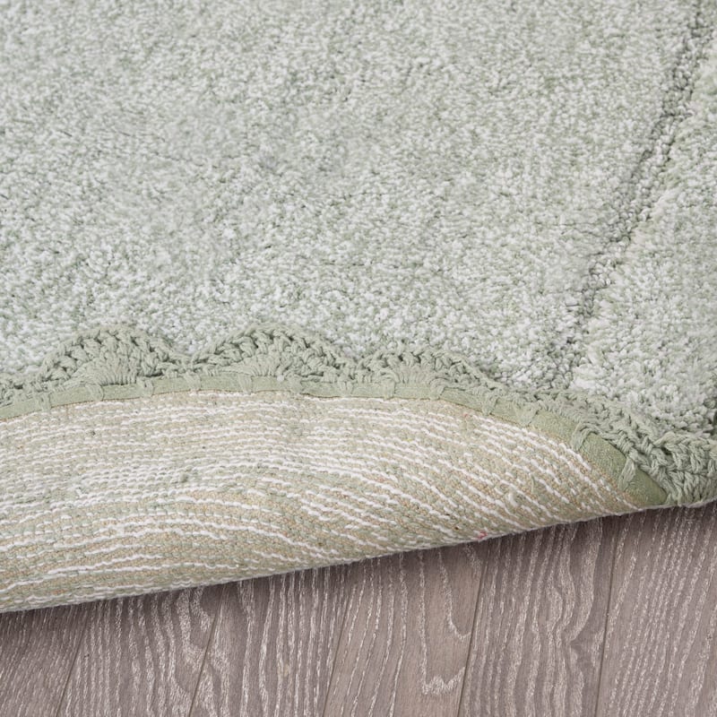 Laura Ashley Eloise Crochet Border Bath Mat
