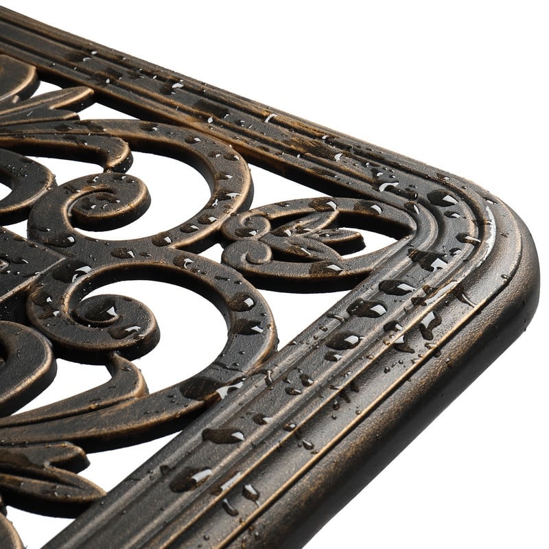 Patio 59" Cast Aluminum Outdoor Dining Table