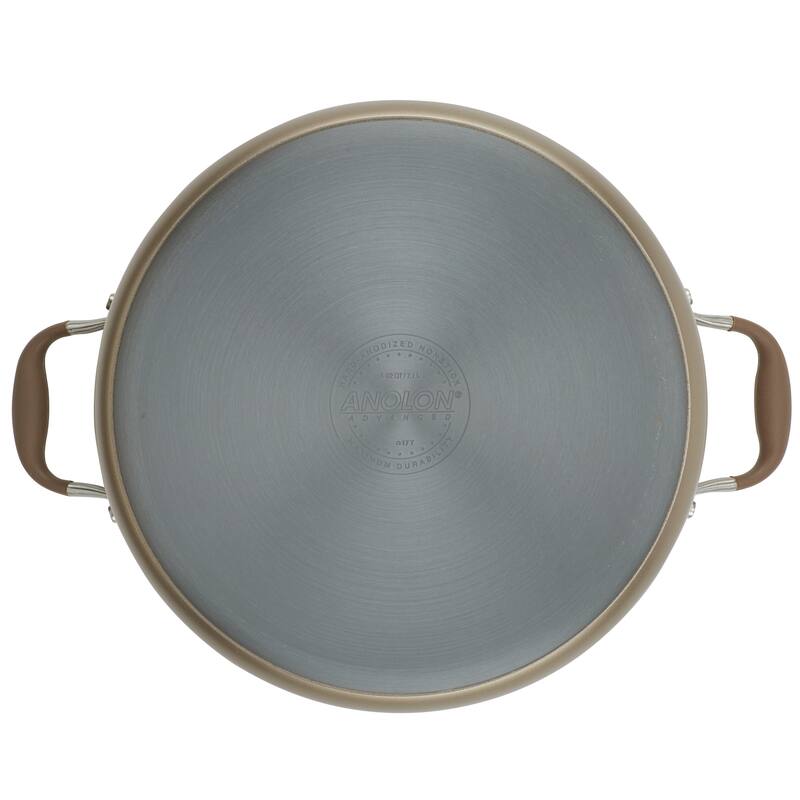 7.5-Quart Advanced Home Nonstick Wide Stock Pot/Stockpot, Onyx
