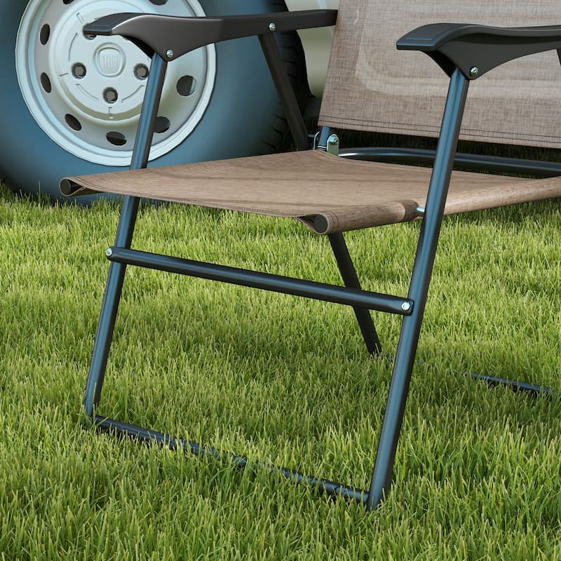 Folding Patio Chairs, Set of 4