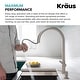 preview thumbnail 25 of 149, Kraus 2-Function 1-Handle 1-Hole Pulldown Sprayer Brass Kitchen Faucet
