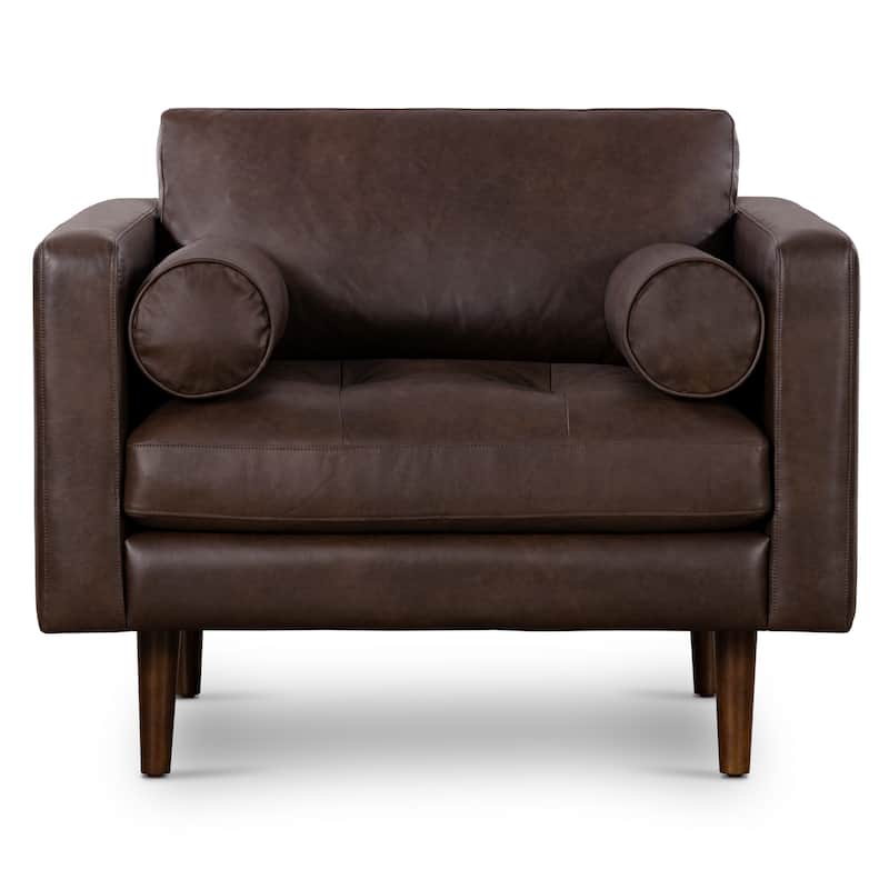 Poly and Bark Napa Lounge Chair - Genuine Italian Leather
