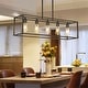 preview thumbnail 2 of 8, 5-Light Industrial Ceiling Chandelier Light Kitchen Island Pendant - 31.5” W x 30.12” H