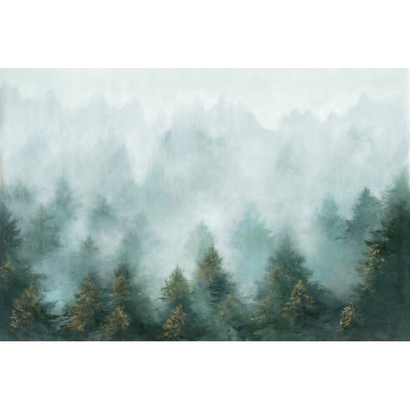 NextWall Daybreak Forest Peel and Stick Wall Mural