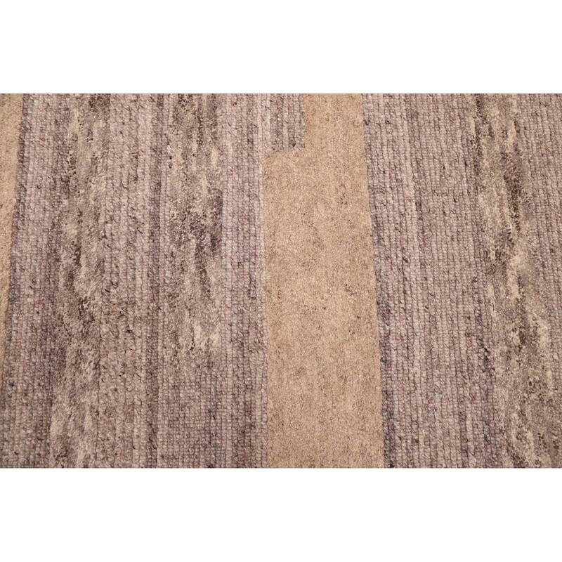 ECARPETGALLERY Hand-knotted Opulence Taupe Wool Rug - 8'5 x 9'11