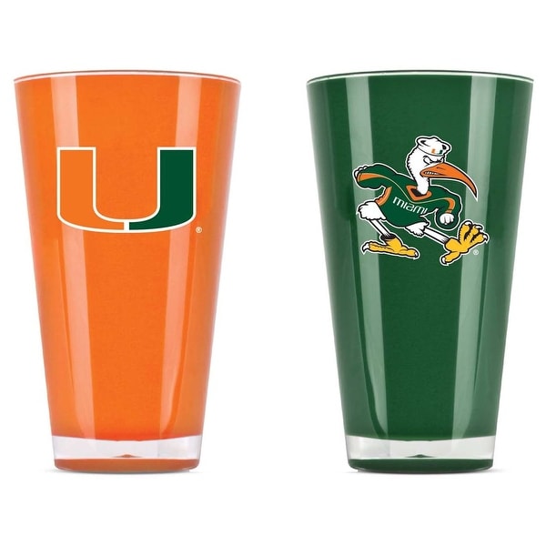 Miami Hurricanes Tumblers - Set of 2 (20 oz)