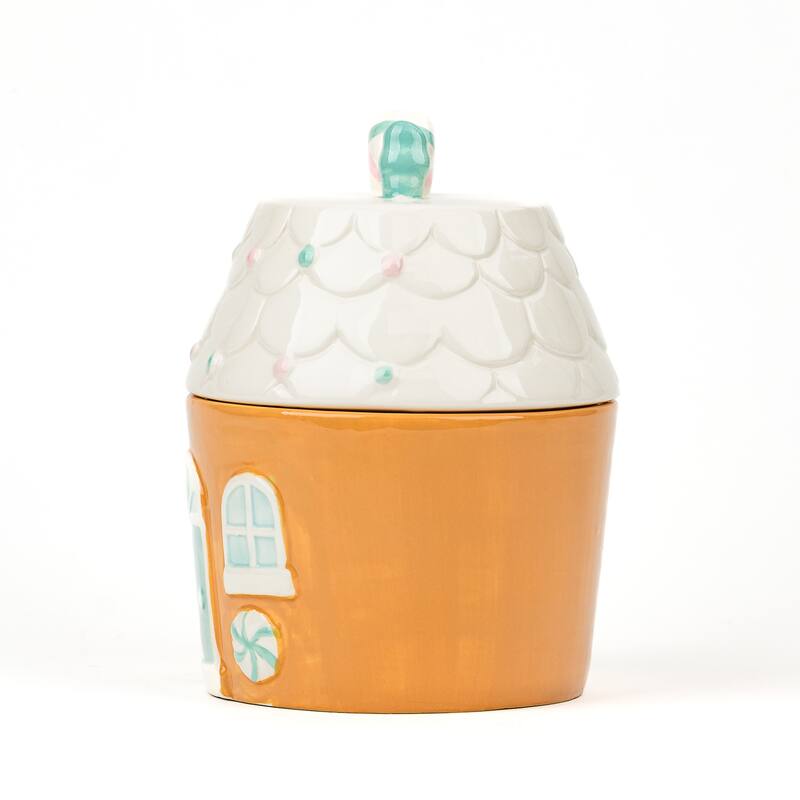 10 Strawberry Street Gingerbread House Cookie Jar