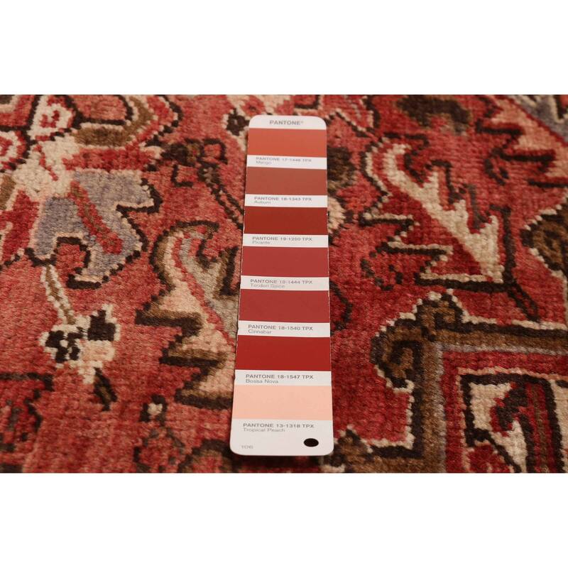 ECARPETGALLERY Hand-knotted Sarabi Red Wool Rug - 7'5 x 9'3