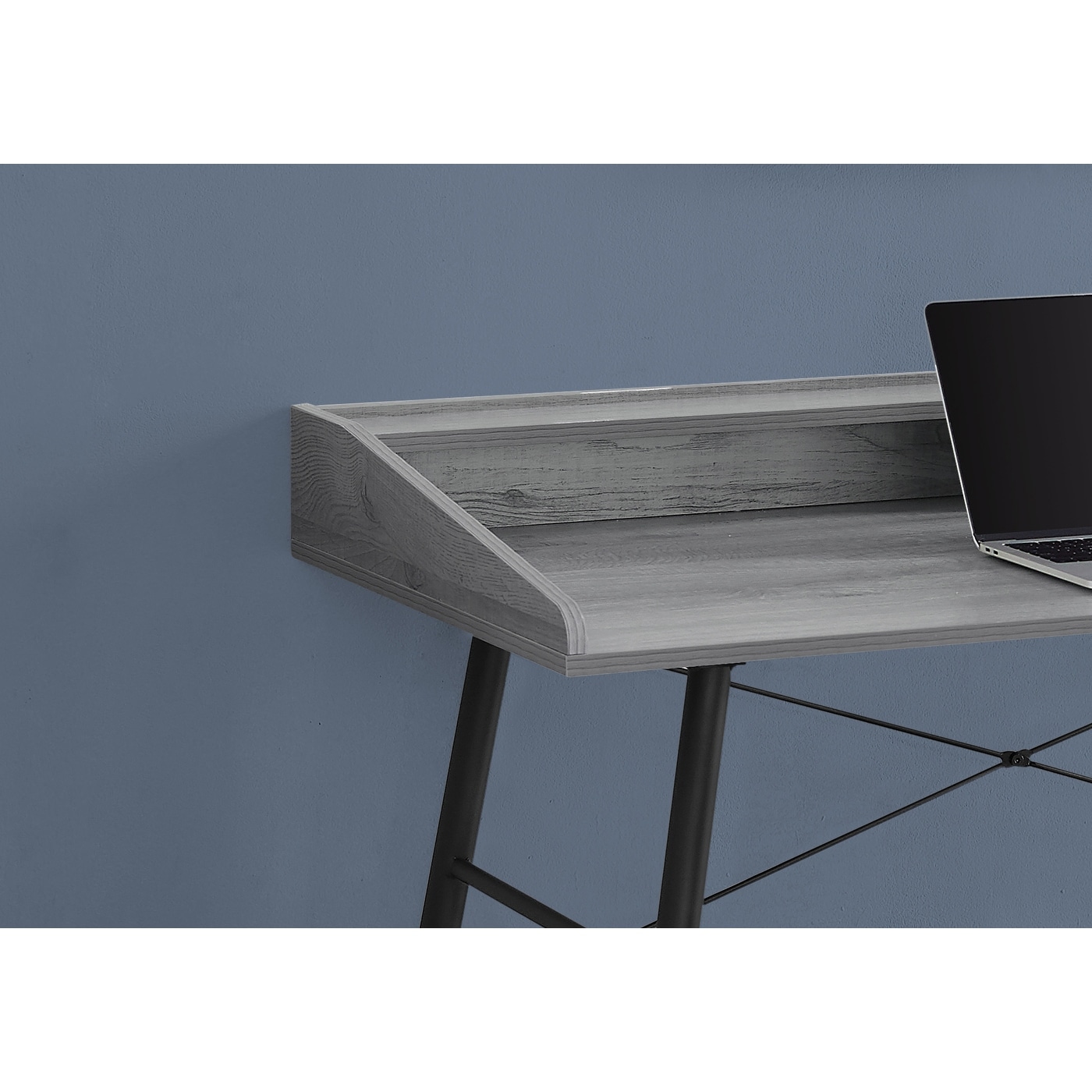 Computer Desk, Home Office, Laptop, Storage Shelves, 48