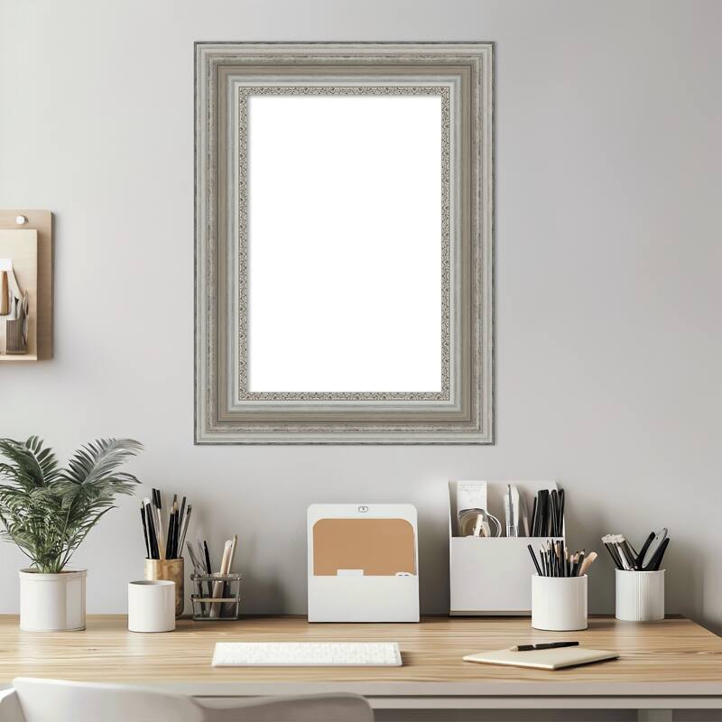 Amanti Art Parlor Black Framed Dry Erase Magnetic Board