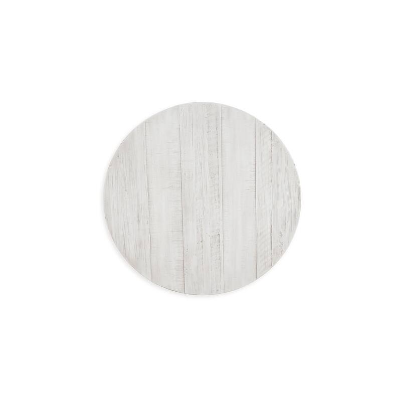 Signature Design by Ashley Jallison White End Table - 24" W x 24" D x 24.25" H