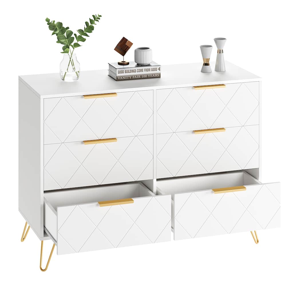 6 Drawer Dresser for Bedroom