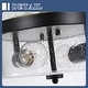 preview thumbnail 45 of 49, 2-Light Black Farmhouse Flush Mount Ceiling Light-2 Pack