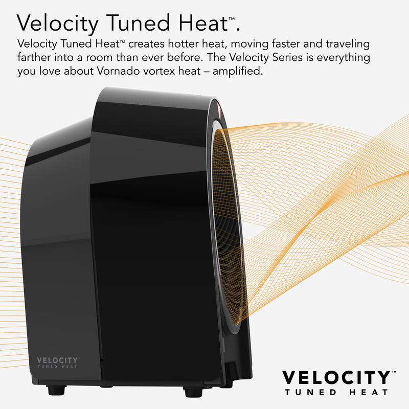 Vornado Velocity 5R Whole Room Space Heater with Remote, Digital Display
