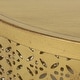 preview thumbnail 6 of 6, Noxon Boho Lace Cut Iron Coffee Table by Christopher Knight Home - 25.50" L x 25.50" W x 17.50" H