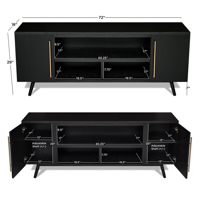 Morris 72" TV Stand by Real Flame