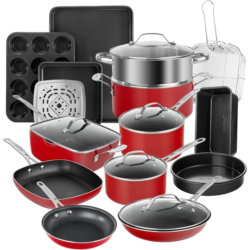 Granitestone 20 Piece Nonstick Cookware and Bakeware Set