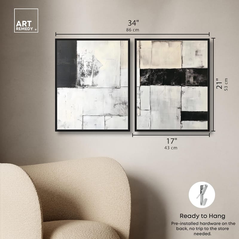 Midnight Canvas Set of 2 by Art Remedy