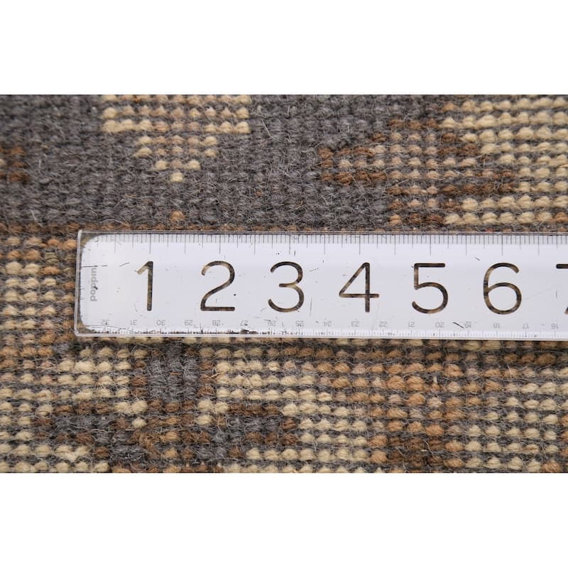 All-Over Oushak Indian Runner Rug Handmade Wool Carpet - 2'9" x 8'3"