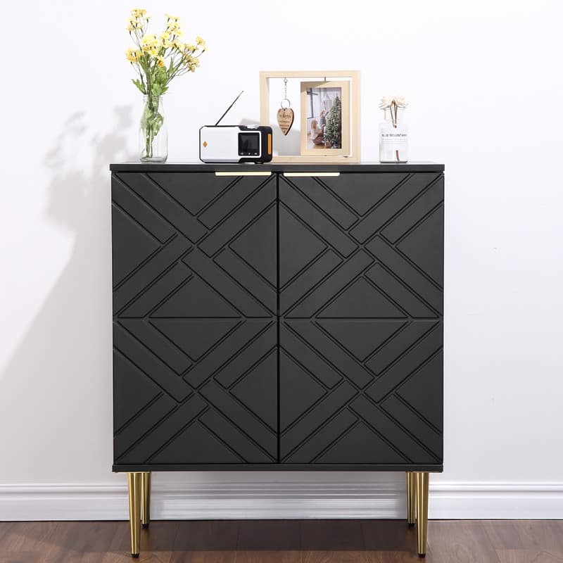 Storage Cabinet, Wooden Buffet Sideboards for Kitchen