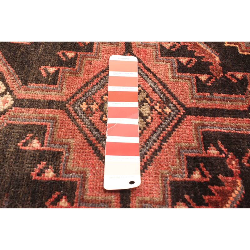 ECARPETGALLERY Hand-knotted Andelz Dark Red Wool Rug - 4'4 x 6'7