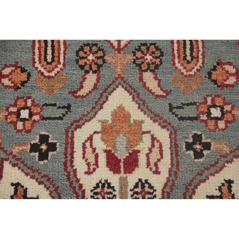 Heriz-Serapi Area Rug Hand-Knotted Bedroom Wool Carpet - 8'10"x 11'9"