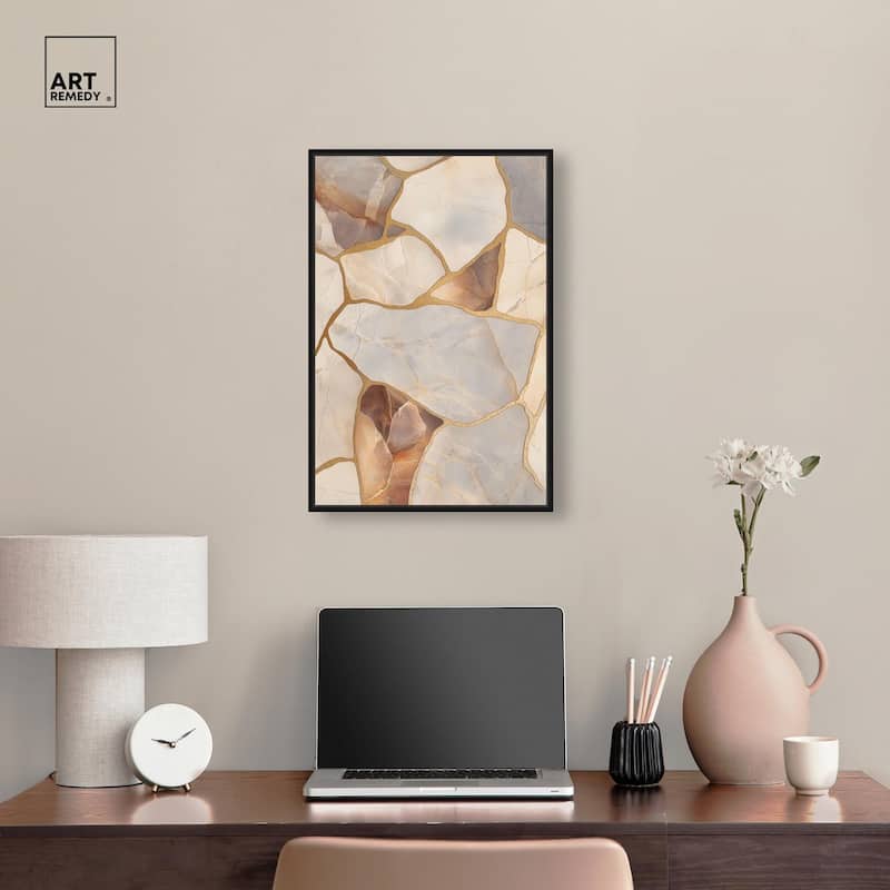 Textured Earthy Tones II Canvas by Art Remedy