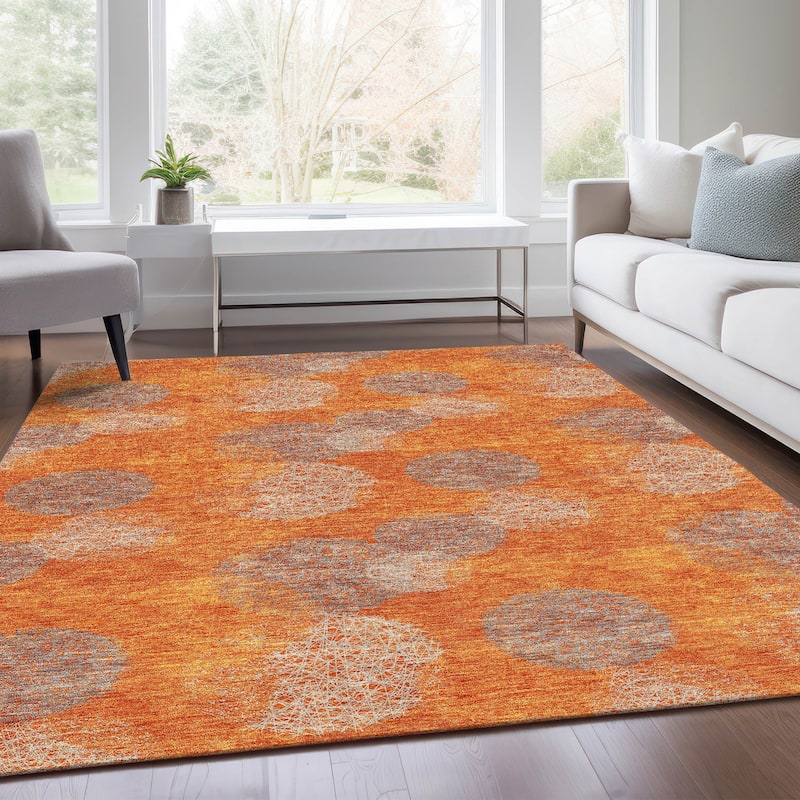 Premium Washable Super Soft Modern Sphere Mayfield Rug